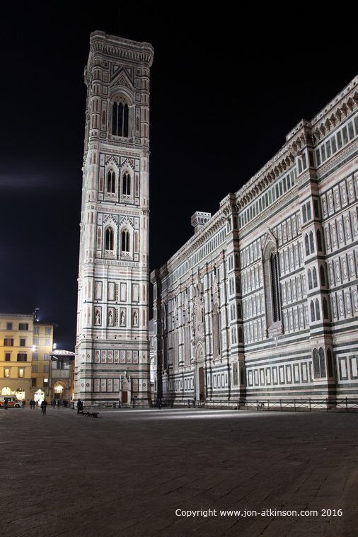 Giotto's Campanile at Night, Florence